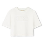 Camiseta bordada de algod&oacute;n MICHAEL KORS 
                    NI&Ntilde;A