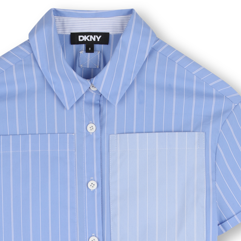 VESTIDO MANGA CORTA DKNY 
                        NI&Ntilde;A