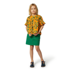 Blusa de sat&eacute;n de algod&oacute;n KENZO KIDS 
                    NI&Ntilde;A