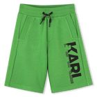 Bermudas el&aacute;sticas de algod&oacute;n KARL LAGERFELD KIDS 
                    NI&Ntilde;O