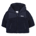 Plum&iacute;fero con capucha BOSS 
                    NI&Ntilde;O