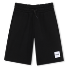 Bermudas para jogging, NEGRO, hi-res