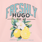 Sudadera fleece HUGO 
                    NI&Ntilde;A