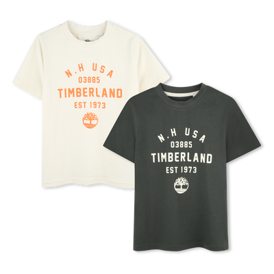 Pack de 2 camisetas estampadas TIMBERLAND NI&Ntilde;O