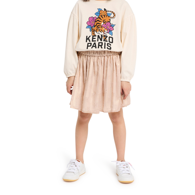 Falda de jacquard lam&eacute; KENZO KIDS NI&Ntilde;A