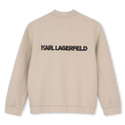 Sudadera con capucha con cremallera KARL LAGERFELD KIDS 
                    NI&Ntilde;O
