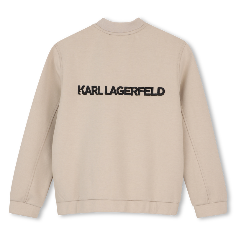 SUDADERA CON CAPUCHA CON CREMALLERA KARL LAGERFELD KIDS 
                        NI&Ntilde;O