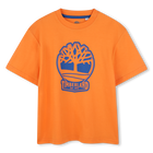 Camiseta bicolor con el logo, NECTARINA, hi-res