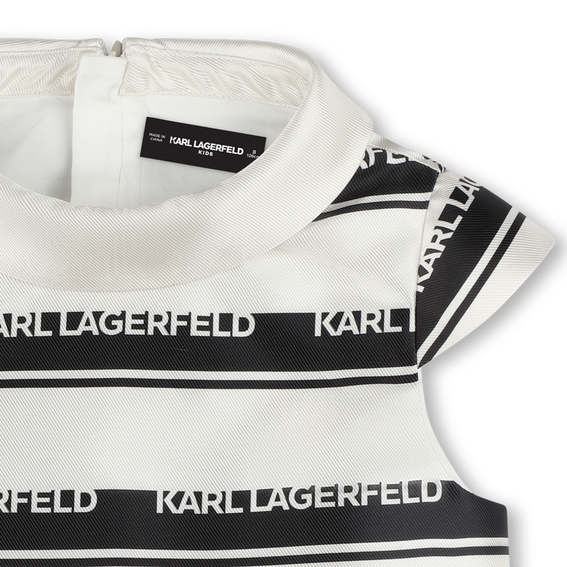 Blusa de rayas con el logo KARL LAGERFELD KIDS 
                        NI&Ntilde;A