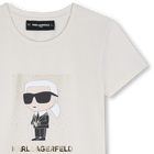 Camiseta de mangas cortas KARL LAGERFELD KIDS 
                    NI&Ntilde;A