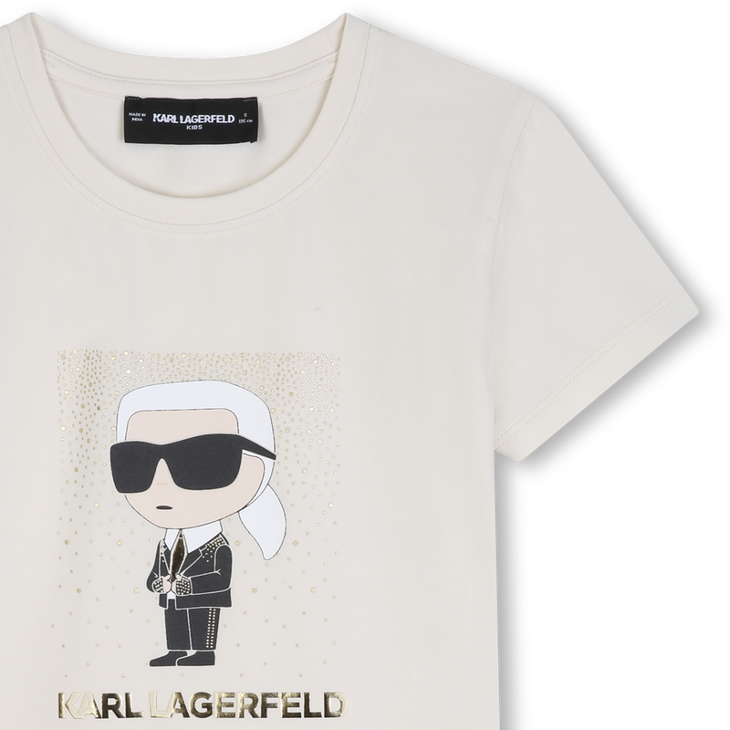Camiseta de mangas cortas KARL LAGERFELD KIDS 
                        NI&Ntilde;A