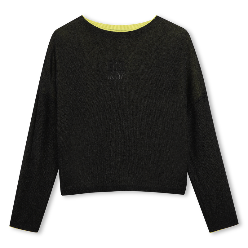 Su&eacute;ter reversible DKNY 
                        NI&Ntilde;A