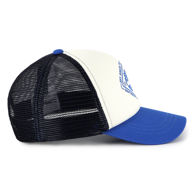 Gorra tricolor bimateria TIMBERLAND 
                        NI&Ntilde;O