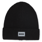 Gorro de punto con insignia BOSS 
                    NI&Ntilde;O