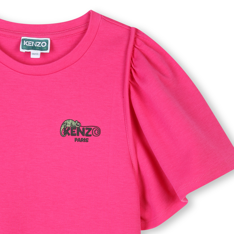 Camiseta lisa de manga corta KENZO KIDS 
                        NI&Ntilde;A