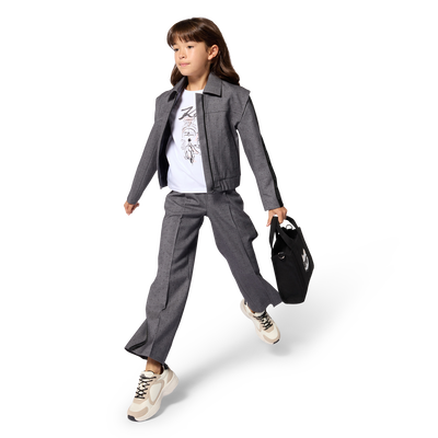 Camiseta de mangas cortas KARL LAGERFELD KIDS NI&Ntilde;A