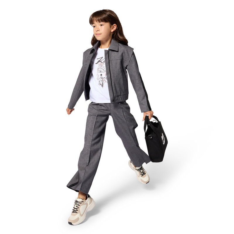 Camiseta de mangas cortas KARL LAGERFELD KIDS 
                        NI&Ntilde;A