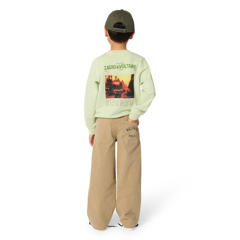 PANTALONES ANCHOS ZADIG & VOLTAIRE 
                        NI&Ntilde;O