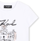 Camiseta de mangas cortas KARL LAGERFELD KIDS 
                    NI&Ntilde;A