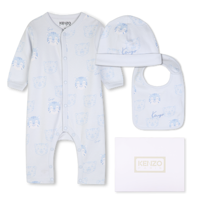 Conjunto de pijama, gorro y babero. KENZO KIDS NI&Ntilde;O