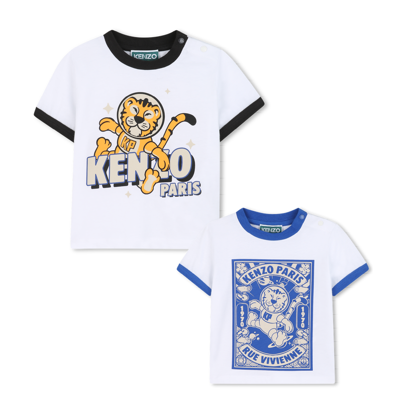 Pack de 2 camisetas de jersey KENZO KIDS 
                        NI&Ntilde;O