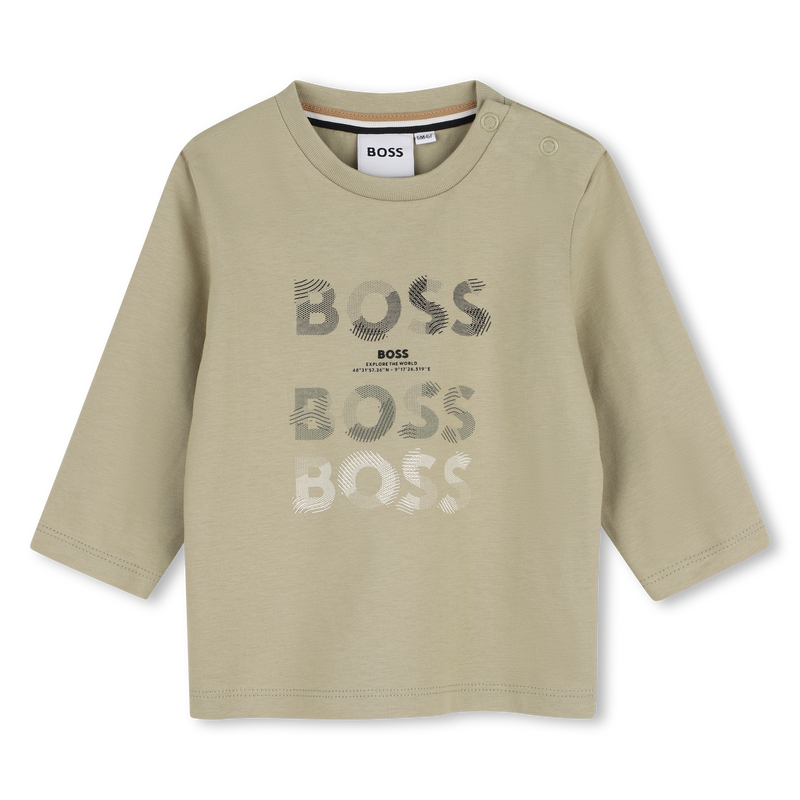 Camiseta de manga larga BOSS 
                        NI&Ntilde;O