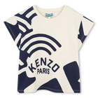 Camiseta de mulet&oacute;n estampada KENZO KIDS 
                    NI&Ntilde;A