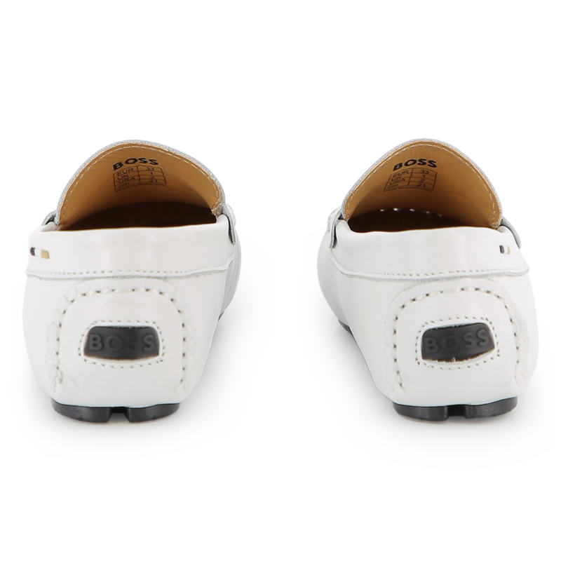 MOCASINES DE PIEL DE VACUNO BOSS 
                        NI&Ntilde;O