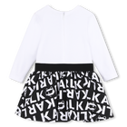 Vestido de manga larga KARL LAGERFELD KIDS 
                    NI&Ntilde;A