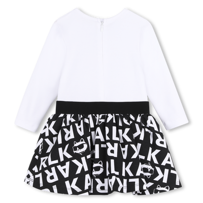 Vestido de manga larga KARL LAGERFELD KIDS NI&Ntilde;A
