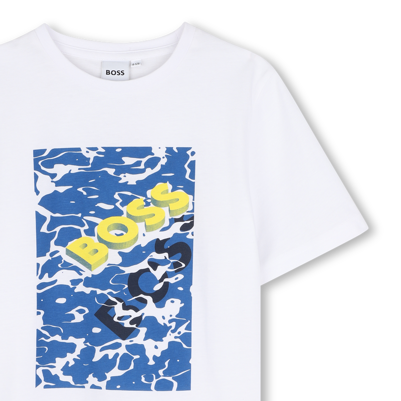 CAMISETA DE MANGA CORTA BOSS 
                        NI&Ntilde;O