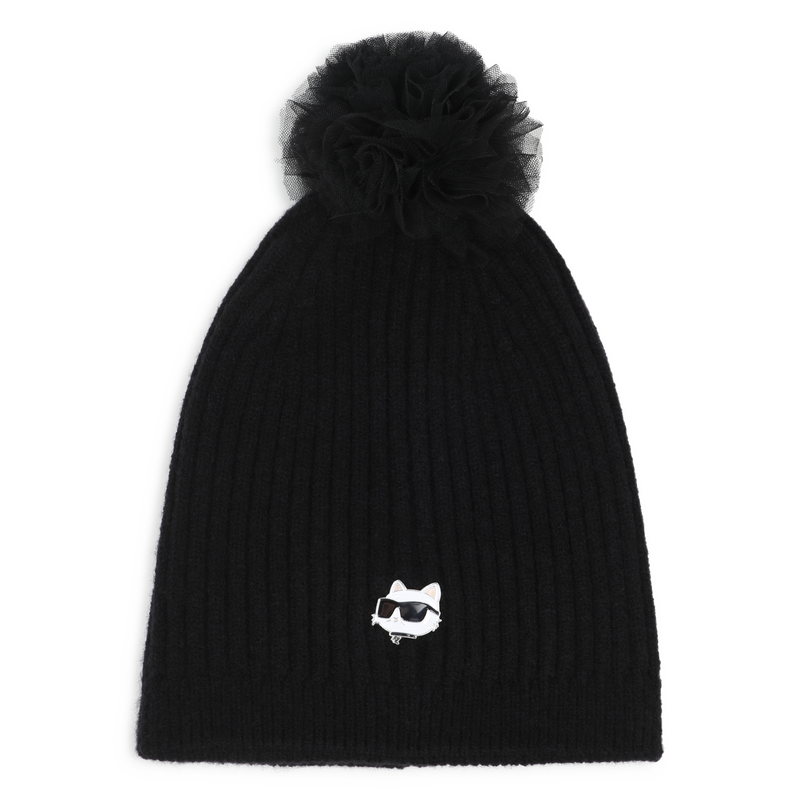Gorro de punto KARL LAGERFELD KIDS 
                        NI&Ntilde;A