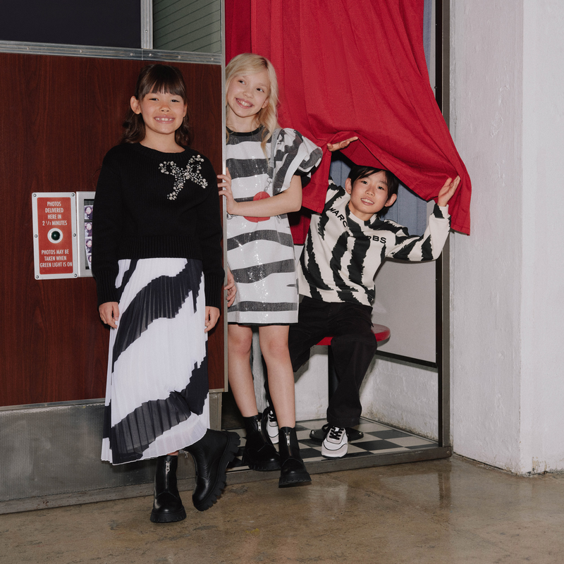 Sudadera de felpa de algod&oacute;n MARC JACOBS 
                        NI&Ntilde;O