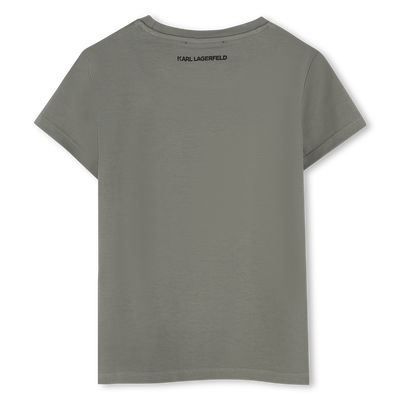 Camiseta con ilustraciones KARL LAGERFELD KIDS NI&Ntilde;A