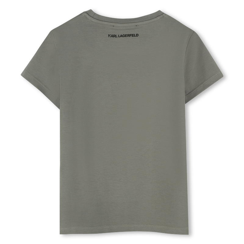 Camiseta con ilustraciones KARL LAGERFELD KIDS 
                        NI&Ntilde;A