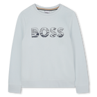 Sudadera de cuello redondo BOSS 
                    NI&Ntilde;O
