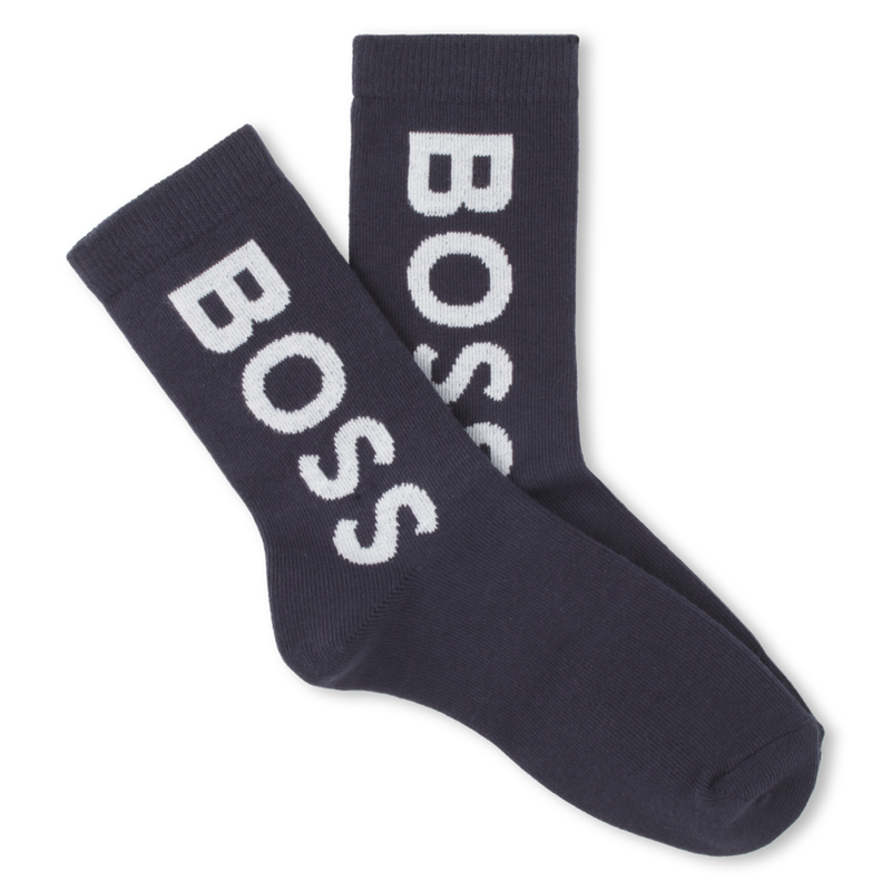 Pack de 2 pares de calcetines BOSS 
                        NI&Ntilde;O