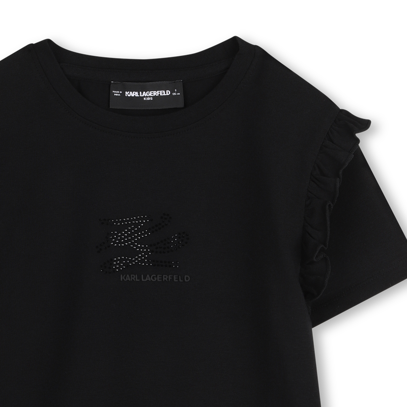 Camiseta de mangas cortas KARL LAGERFELD KIDS 
                        NI&Ntilde;A