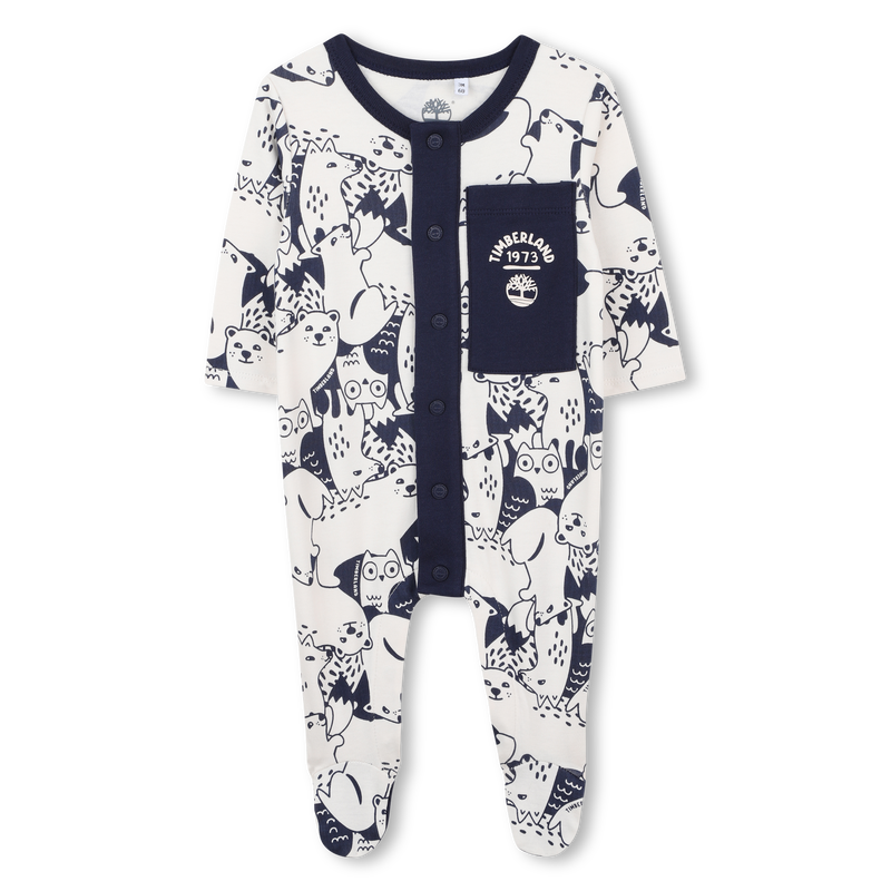 Pijama de algod&oacute;n estampado TIMBERLAND 
                        NI&Ntilde;O