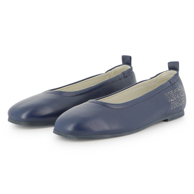 Bailarina de piel de cabra KENZO KIDS 
                        NI&Ntilde;A