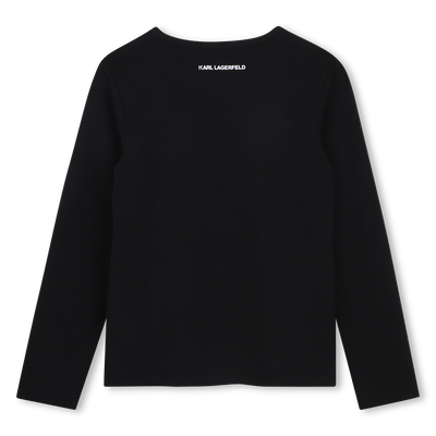 Camiseta de manga larga KARL LAGERFELD KIDS NI&Ntilde;A