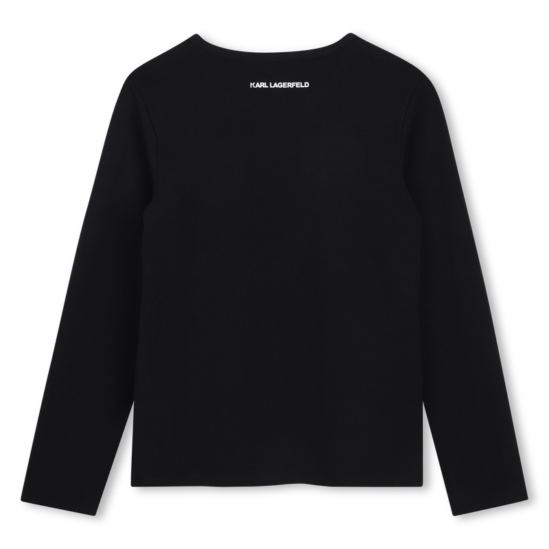 Camiseta de manga larga KARL LAGERFELD KIDS 
                        NI&Ntilde;A