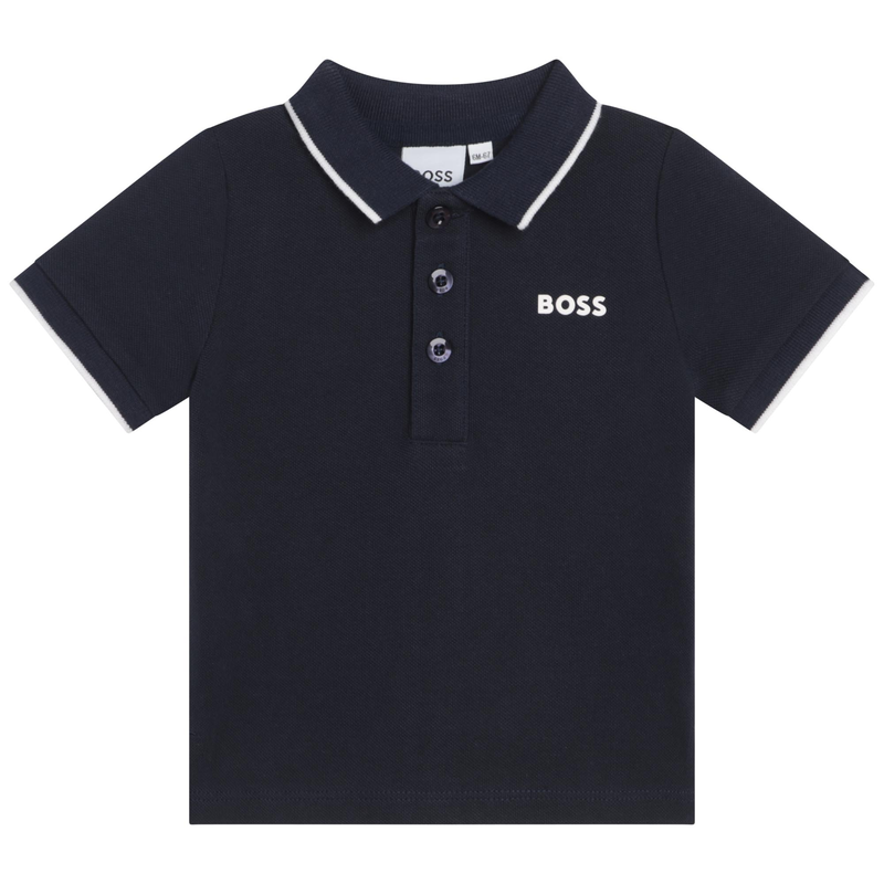 POLO DE MANGA CORTA BOSS 
                        NIÑO