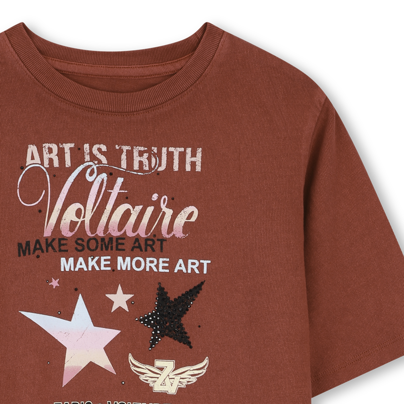 Camiseta de mangas cortas ZADIG & VOLTAIRE 
                        NI&Ntilde;A