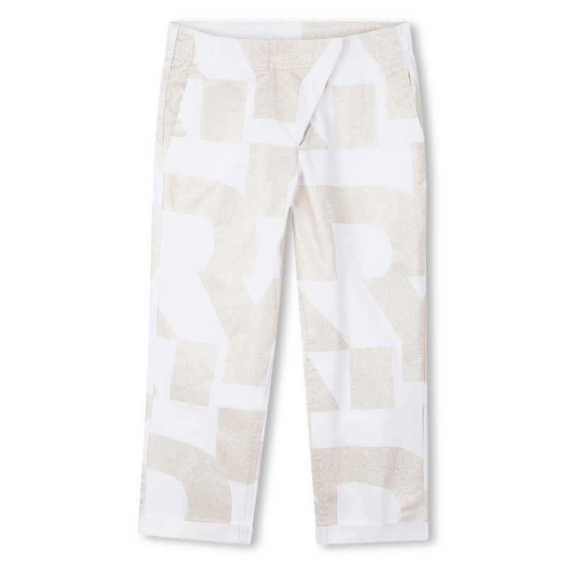 Pantal&oacute;n de algod&oacute;n y lino DKNY 
                        NI&Ntilde;A