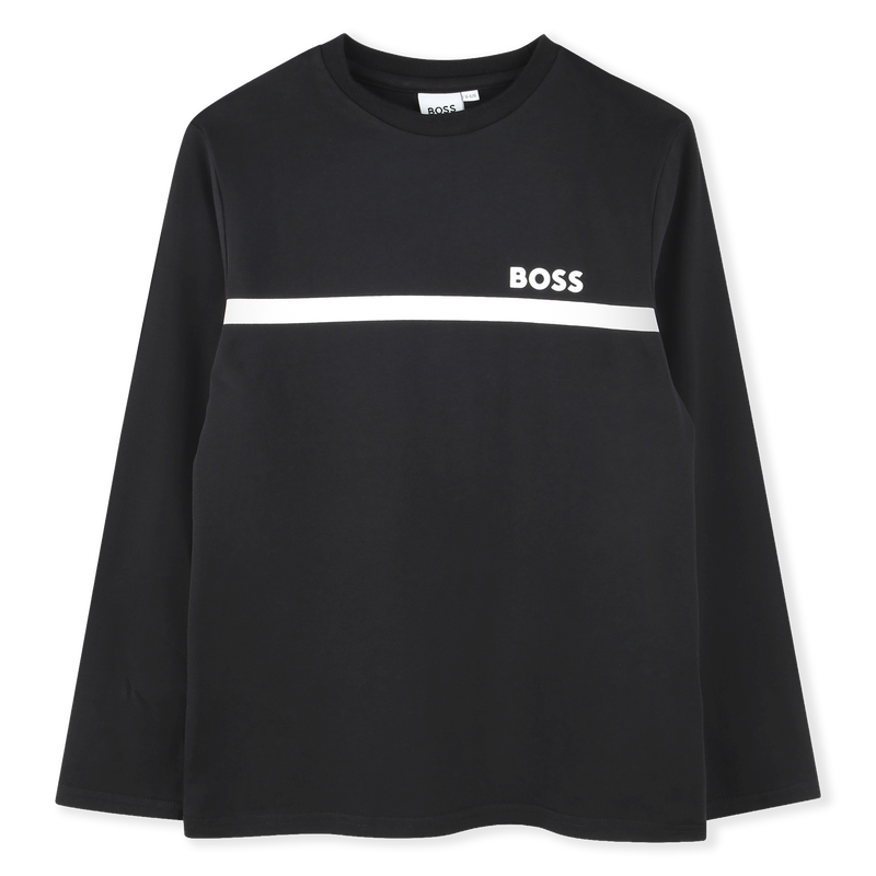 CAMISETA DE MANGA LARGA BOSS 
                        NI&Ntilde;O