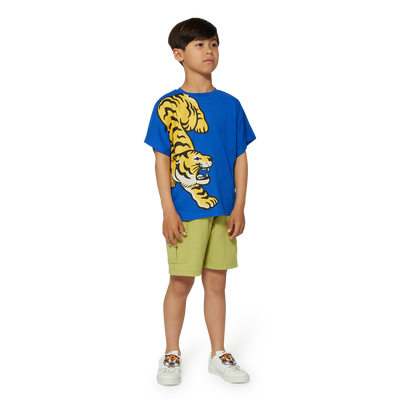 Camiseta de algod&oacute;n estampada KENZO KIDS NI&Ntilde;O