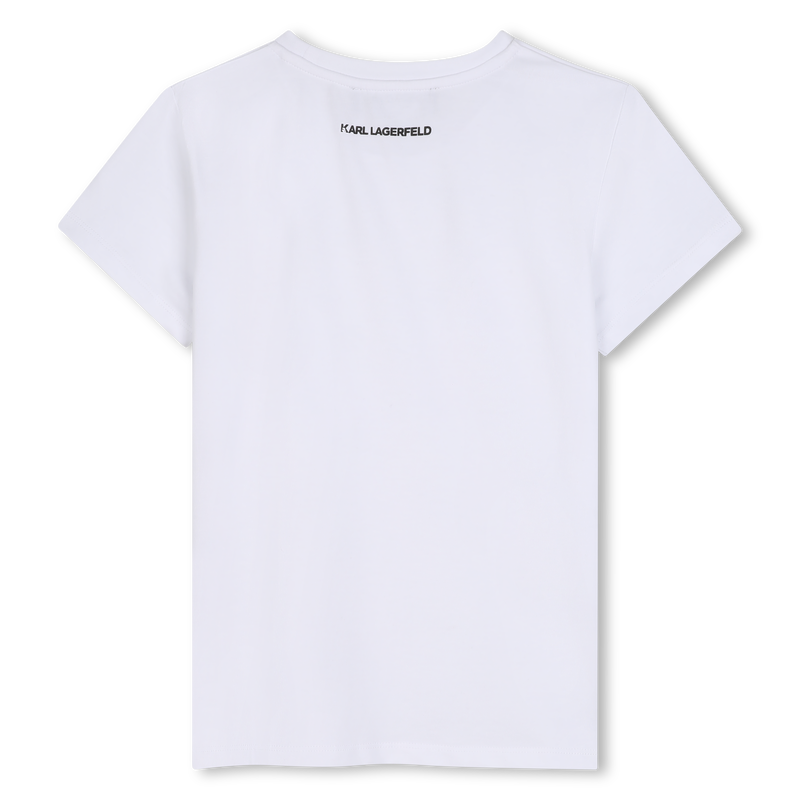Camiseta de mangas cortas KARL LAGERFELD KIDS 
                        NI&Ntilde;A
