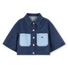 Chaqueta vaquera bordada KENZO KIDS 
                    NI&Ntilde;A