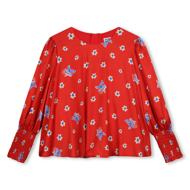 Blusa holgada y estampada KENZO KIDS 
                        NI&Ntilde;A